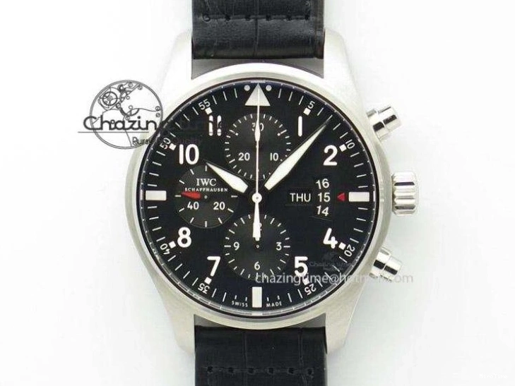 MIROTIME 0101 Pilot Black Ace BLSF 1:1 Best Edition White Lume Dial on Black Nylon Strap MIYOTA OnTrend 7021